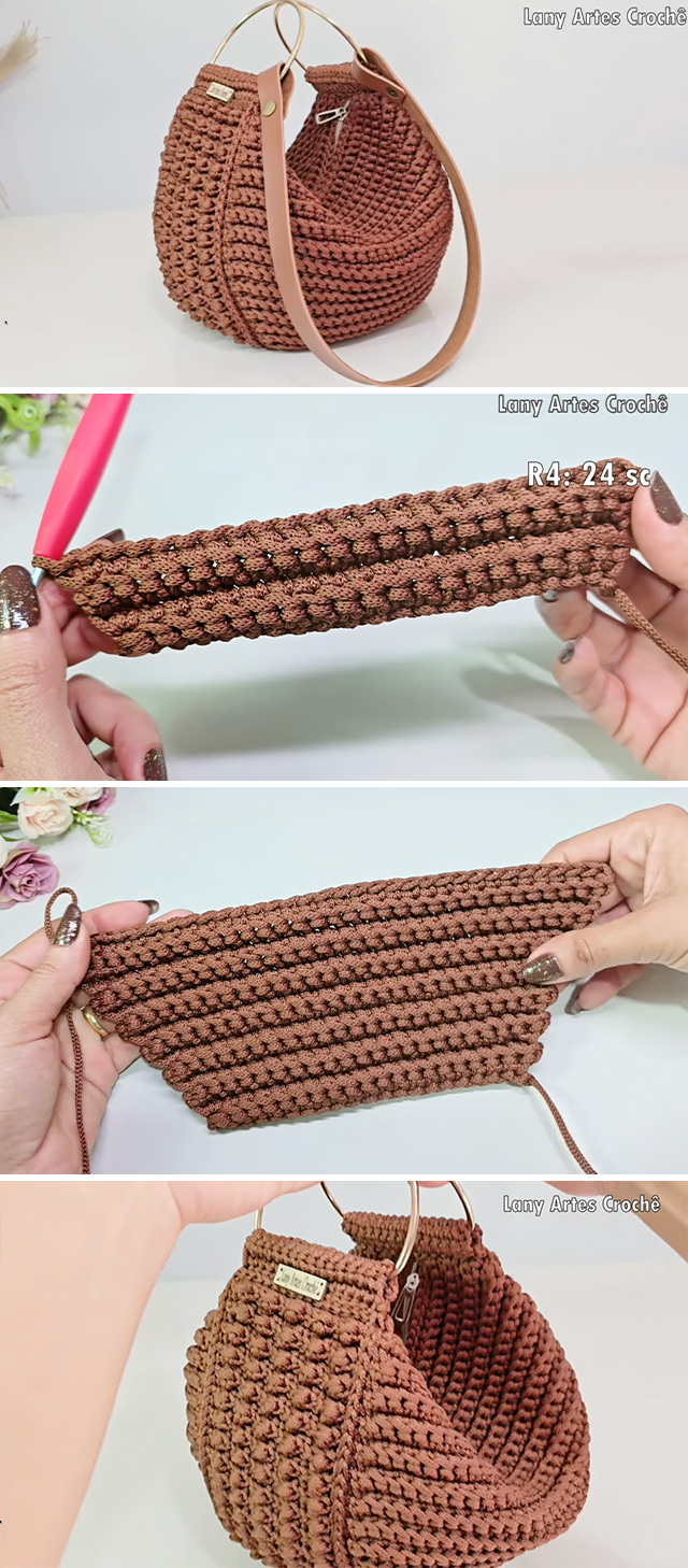 Crocheted Vintage Bag Tutorial - There is something irresistibly nostalgic about a crochet vintage bag. It feels like a whisper from another era — elegant, practical, and beautifully handcrafted.
