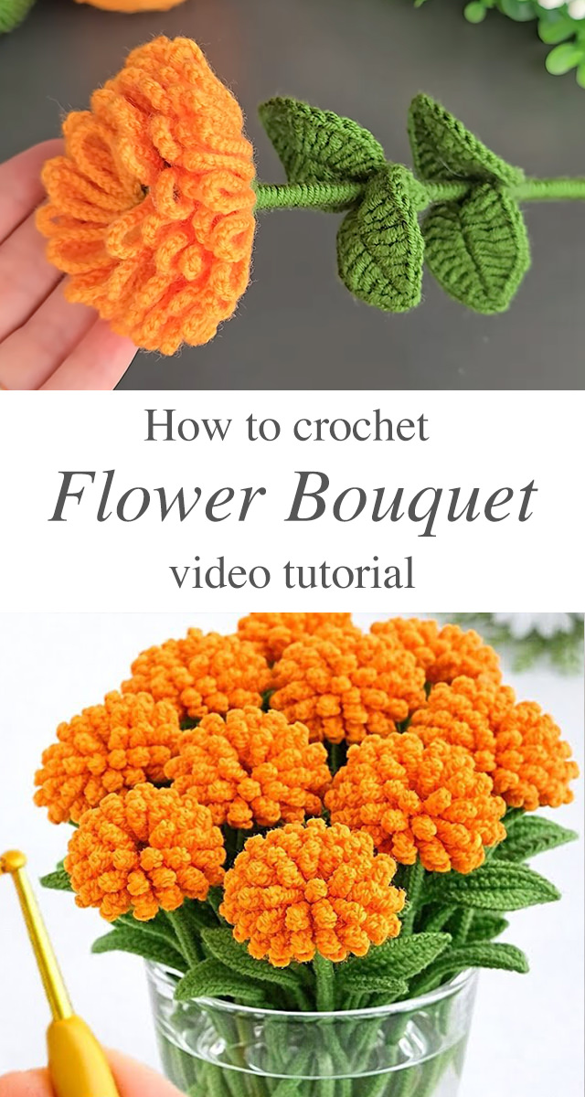 Crochet Flower Bouquet - A crochet flower bouquet is one of those charming handmade projects that feels both decorative and deeply personal.